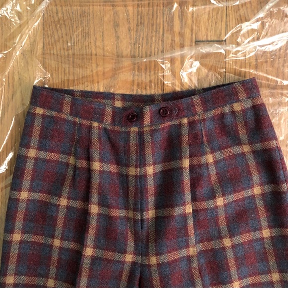 sold 🐻 70s high waisted plaid pants - Picture 5 of 7